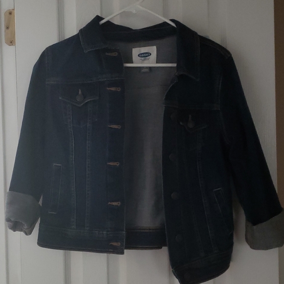 Dark Blue Jean Jacket - Picture 1 of 3